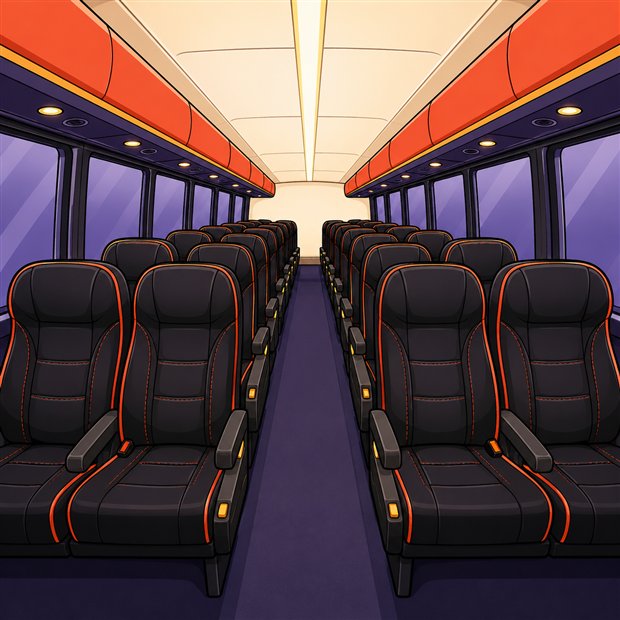 Motorcoach interior