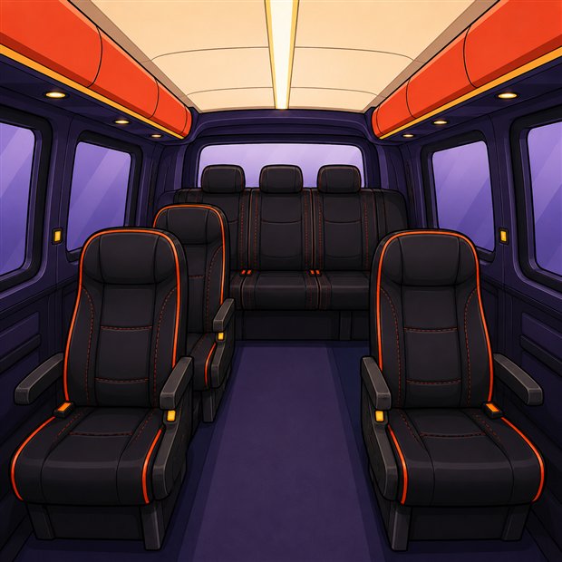 Sprinter van interior